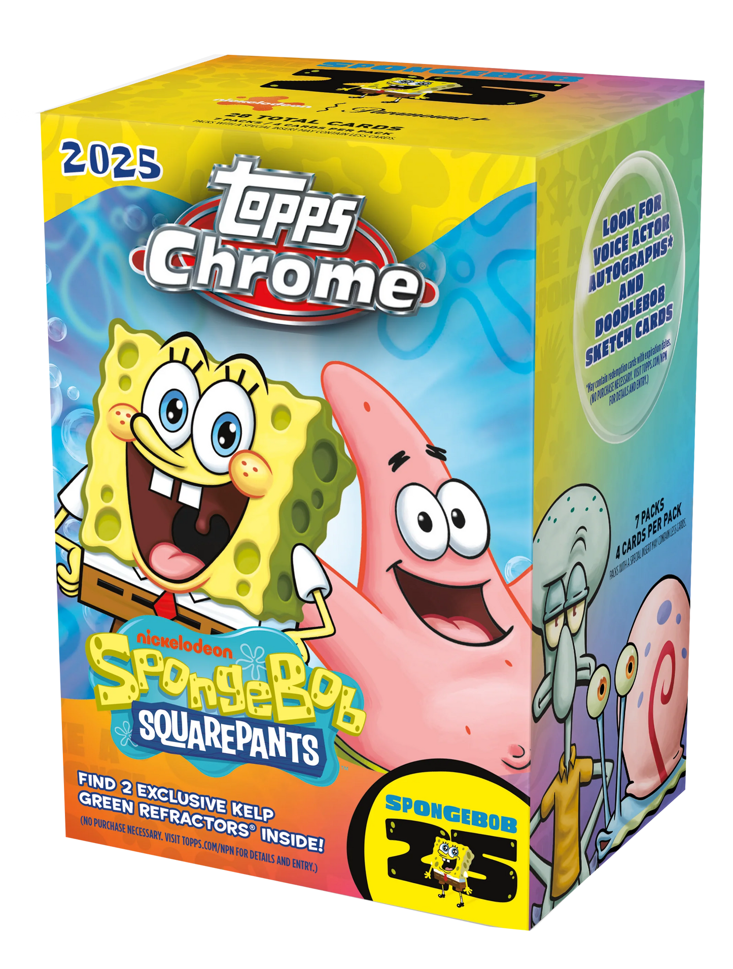 Topps Spongebob Value Box 25th Anniversary - sealed Box für zu Hause