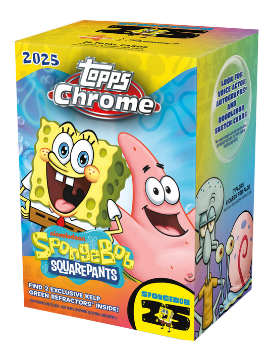 Topps Spongebob Value Box 25th Anniversary - sealed Box für zu Hause