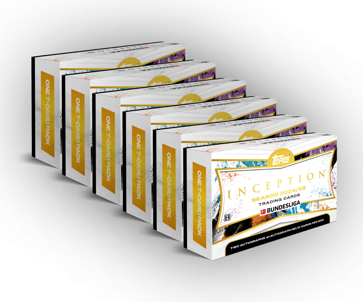 2024/25 Topps Bundesliga Inception – 6 Box Sealed PYT/PYP Break
