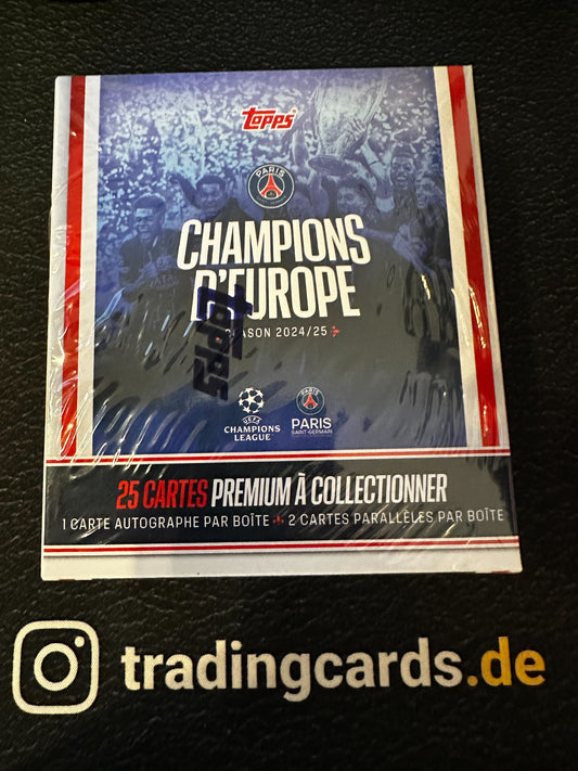 Live Break - Topps Paris Saint Germain - Champions D Europe 24/25 sealed BOX
