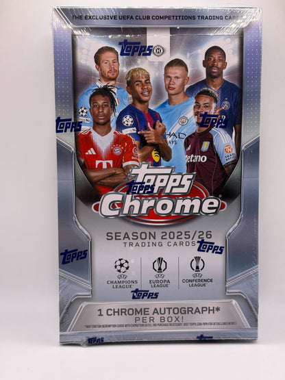 Topps Chrome UCC 25/26 Hobby Box - sealed