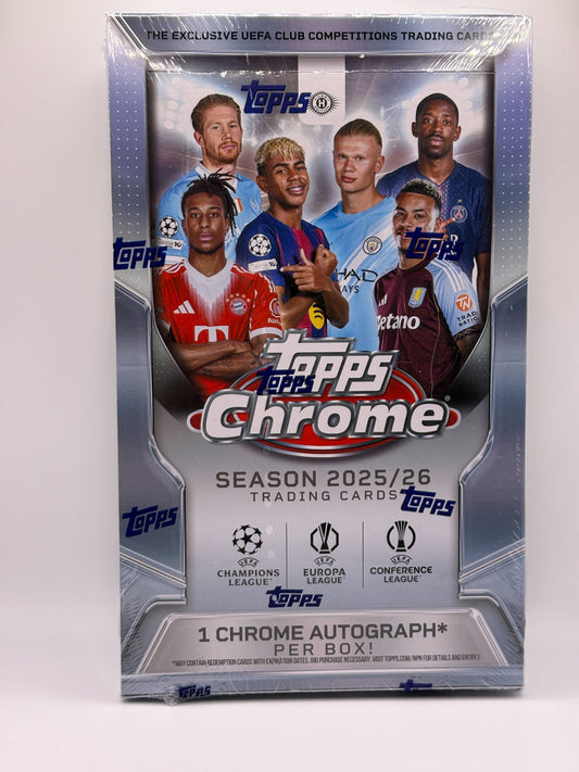 Topps Chrome UCC 25/26 Hobby Box - sealed