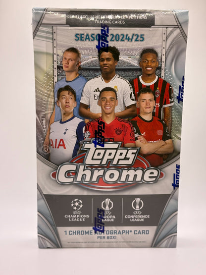 Topps Chrome UEFA Club Competitions 2024/25 Hobby Box