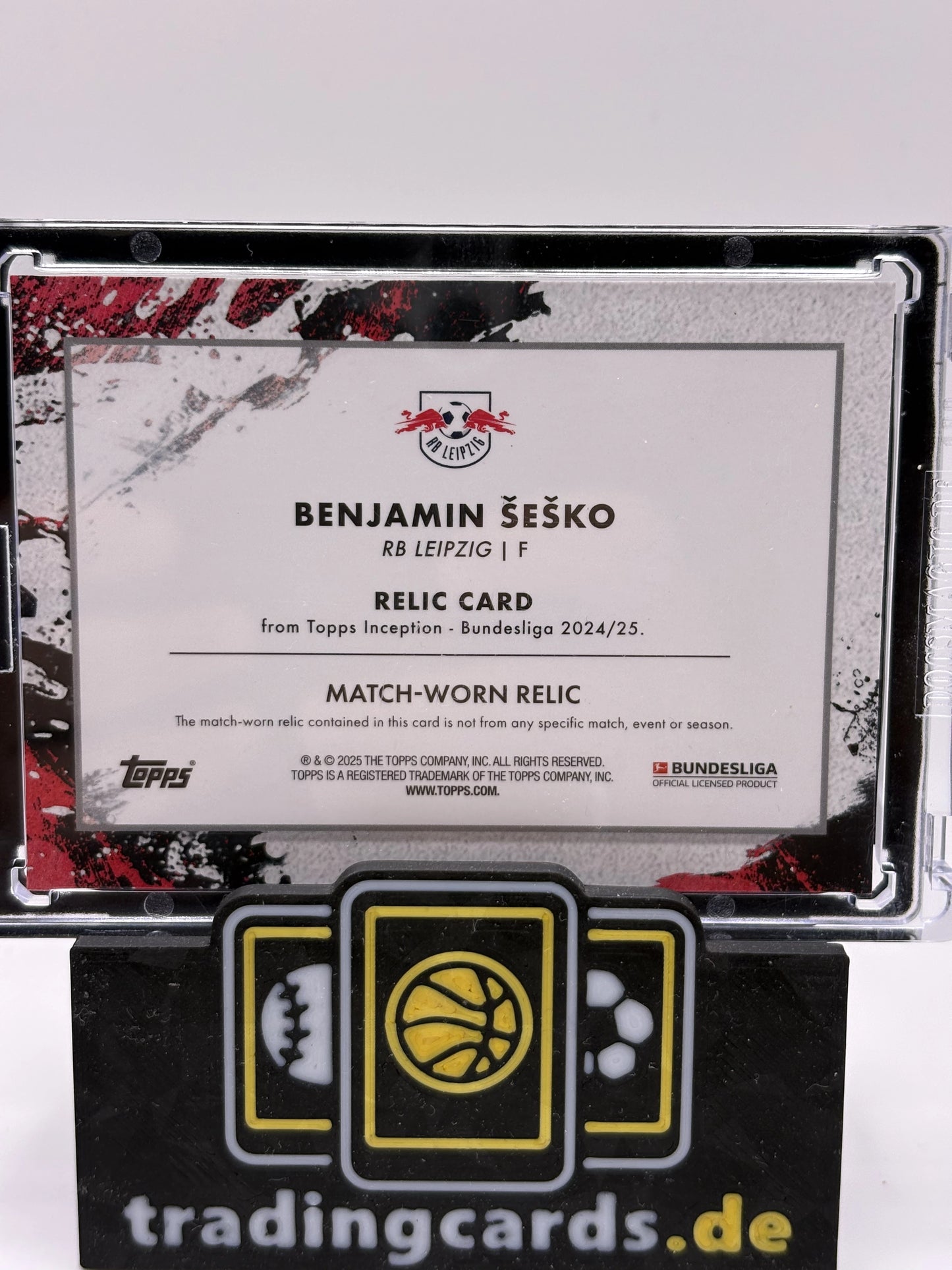 Benjam Sesko 1/1 Patch - Topps Bundesliga Inception 24/25