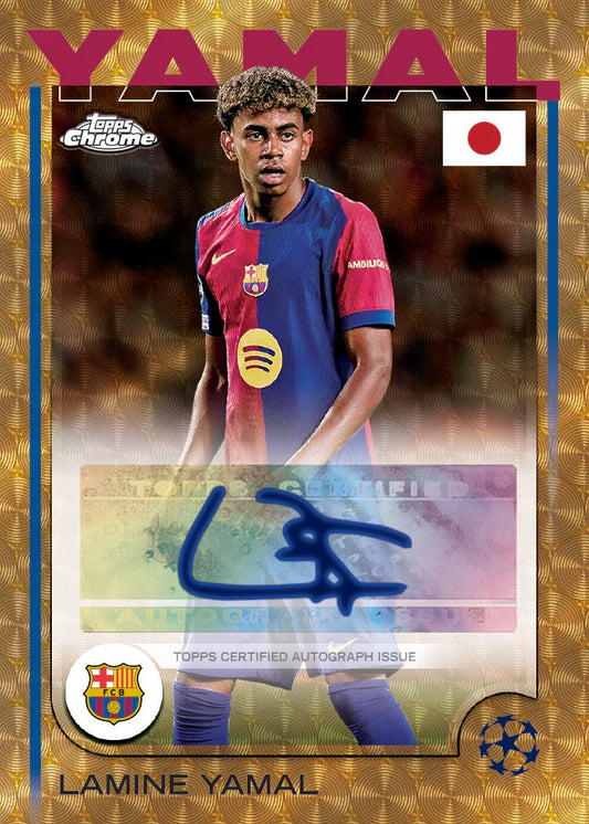 Topps UEFA Japan Edition 2025 - Break Box - mit Lamine Yamal, Erling Haaland & Marks of Excellence