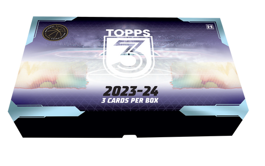 2023-24 Topps Three Basketball Hobby Box - Sealed Box
